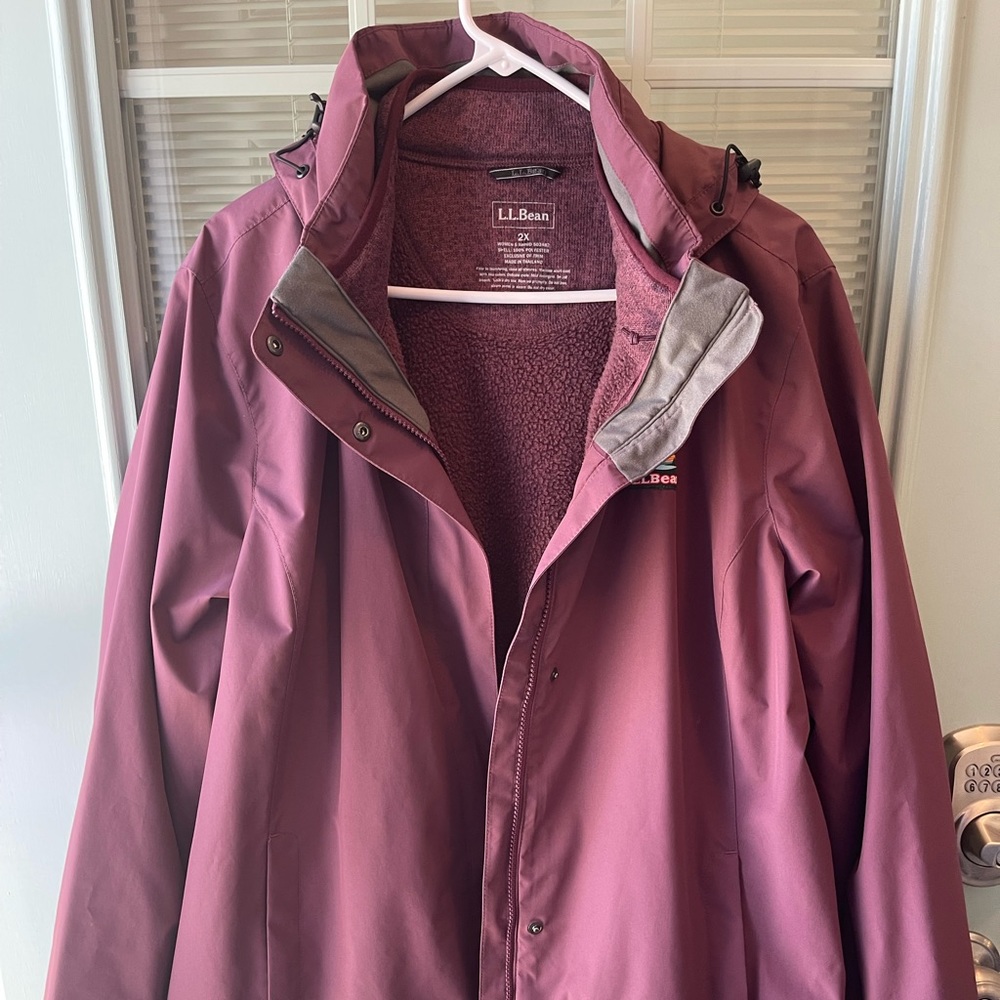 L.L.Bean Women’s Sweater Fleece 3-in-1 Jacket